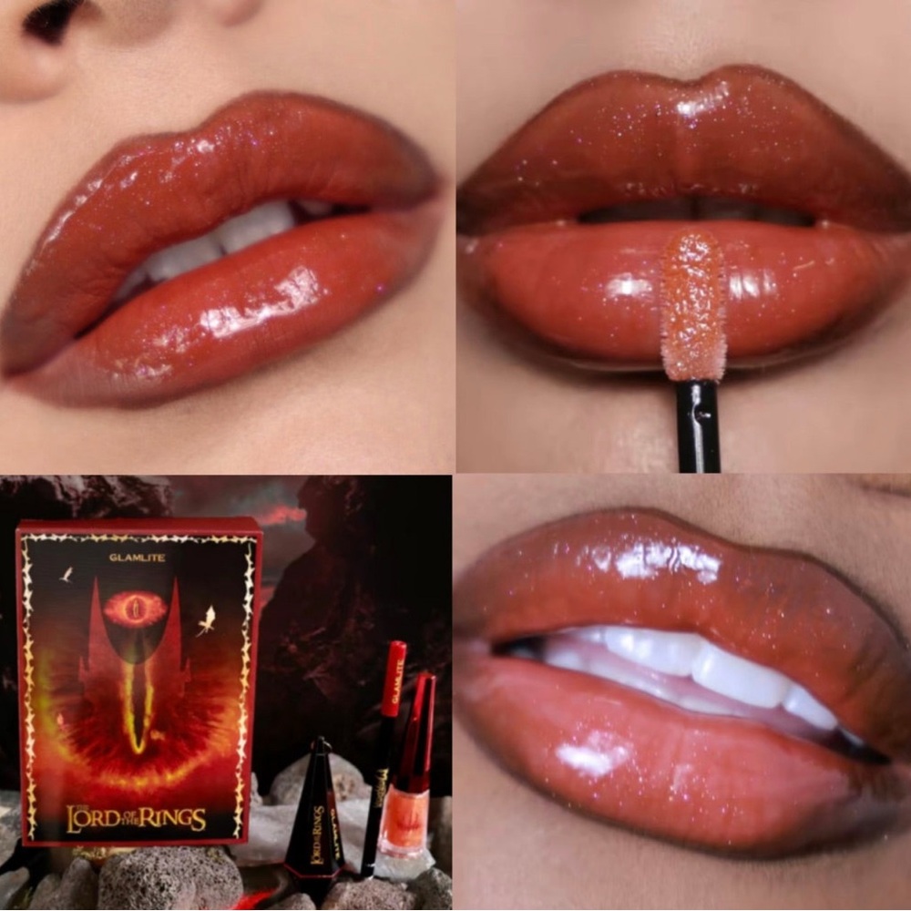 THE LORD OF THE RINGS X GLAMLITE EYE OF SAURON LIP KIT - BNIB - Picture 3 of 3